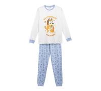 CERDÁ LIFE'S LITTLE MOMENTS | Pijama Largo Single Jersey Fleece de Bluey Conjunto Suave y Confortable - Pijama Bluey Diseño Exclusivo, Ideal para Fanáticos de Bluey