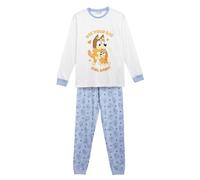 CERDÁ LIFE'S LITTLE MOMENTS | Pijama Largo Single Jersey Fleece de Bluey Conjunto Suave y Confortable - Pijama Bluey Diseño Exclusivo, Ideal para Fanáticos de Bluey