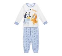 CERDÁ LIFE'S LITTLE MOMENTS | Pijama Largo Single Jersey Fleece de Bluey Conjunto Suave y Confortable - Pijama Bluey Diseño Exclusivo, Ideal para Fanáticos de Bluey