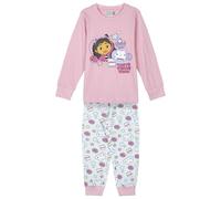 CERDÁ LIFE'S LITTLE MOMENTS | Pijama Largo Single Jersey Gabby’s Dollhouse Conjunto Cómodo y Suave, Diseño Exclusivo DreamWorks - Pijama Gabby's Dollhouse Ideal para Fanáticos