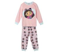 CERDÁ LIFE'S LITTLE MOMENTS | Pijama Largo Single Jersey Gabby’s Dollhouse Conjunto Cómodo y Suave, Diseño Exclusivo DreamWorks - Pijama Gabby's Dollhouse Ideal para Fanáticos