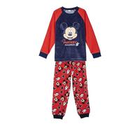 CERDÁ LIFE'S LITTLE MOMENTS | Pijama Largo Single Jersey Mickey Diseño Exclusivo, Cómodo y Suave - Pijama Mickey Mouse Conjunto de Dormir Ideal para Fanáticos
