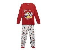 CERDÁ LIFE'S LITTLE MOMENTS | Pijama Largo Single Jersey Mickey Diseño Exclusivo, Cómodo y Suave - Pijama Mickey Mouse Conjunto de Dormir Ideal para Fanáticos