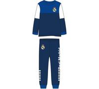 CERDÁ LIFE'S LITTLE MOMENTS Pijama Largo Single Jersey Real Madrid para Niños - Conjunto Oficial de Dormir Infantil Juego, Blue, 3 años (Pack de 2)