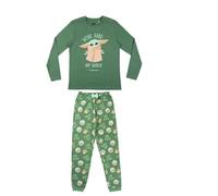 CERDÁ LIFE'S LITTLE MOMENTS Pijama Largo Single Jersey The Mandalorian Dark Green