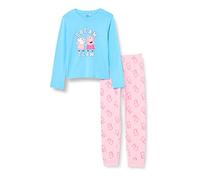 CERDÁ LIFE'S LITTLE MOMENTS - Pijama Niña Invierno de Peppa Pig 100% de Algodón con Camiseta Manga Larga y Pantalon Largo - Licencia Oficial Hasbro