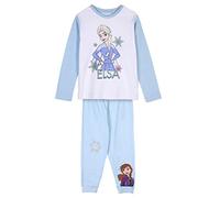 CERDÁ LIFE'S LITTLE MOMENTS - Pijama Niña Invierno de Princesas Elsa y Anna de Frozen 100% de Algodón con Camiseta Manga Larga y Pantalon Largo - Licencia Oficial Disney