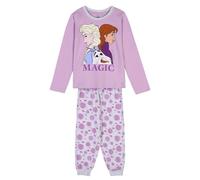 CERDÁ LIFE'S LITTLE MOMENTS - Pijama Niña Invierno de Princesas Elsa y Anna de Frozen 100% de Algodón con Camiseta Manga Larga y Pantalon Largo - Licencia Oficial Disney