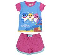 CERDÁ LIFE'S LITTLE MOMENTS Pijama Niñas Baby Shark de Verano de Color Rosa - Licencia Oficial Nickelodeon, 5 años