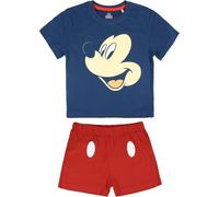 ARTESANÍA CERDÁ Pijama de verano Mickey o Minnie - Camiseta y pantalón - Licencia oficial