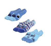 CERDÁ Pinkies estampados con Stitch - 86% algodón, poliamida y elastán - Talla 36 Unisex