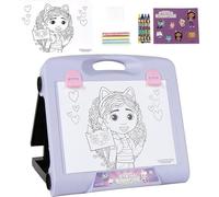 CERDÁ LIFE'S LITTLE MOMENTS Pizarra Magnética de Dibujo Gabby’s Dollhouse con Maletín Portátil y Accesorios - Tablero de Escritura Infantil Reutilizable para Niñas Fans de Gabby’s Dollhouse