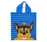 CERDÁ LIFE'S LITTLE MOMENTS Poncho Infantil Dela Patrulla Canina - Color Azul - 50x115 cm - Elaborado con 100% Poliéster de 240 gsm - Estampado de Chase - Producto Original Diseñado en España