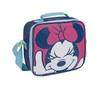 CERDÁ LIFE'S LITTLE MOMENTS Portameriendas Térmico de Minnie Mouse - Color Rosa - 21,5 x 8,5 x 19 cm - Mochila Pequeña con Cierre de Cremallera y Asa Regulable - Producto Original Diseñado en España