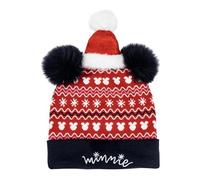 CERDÁ Life'S Little Moments Punto Minnie Suave, cálido con diseño Oficial-Gorro Invierno, protección Viento y frío, Talla única Unisex niños