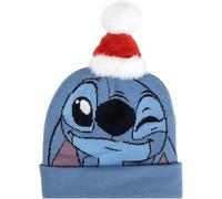 CERDÁ Life'S Little Moments Punto Stitch Suave, cálido y elástico diseño Oficial-Gorro Invierno, protección Viento y frío, Talla única Unisex niños