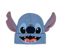 CERDÁ Life'S Little Moments Punto Stitch Suave, cálido y elástico diseño Oficial-Gorro Invierno, protección Viento y frío, Talla única Unisex niños