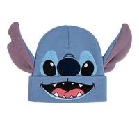 CERDÁ Life'S Little Moments Punto Stitch Suave, cálido y elástico diseño Oficial-Gorro Invierno, protección Viento y frío, Talla única Unisex niños