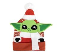 CERDÁ Life'S Little Moments Punto The Mandalorian Suave, cálido diseño Oficial-Gorro Invierno, protección Viento y frío, Talla única Unisex niños