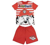 CERDÁ LIFE'S LITTLE MOMENTS Rojo Pijama Patrulla Canina Niño para Verano de Color Licencia Oficial Nickelodeon, 6 años para Niños