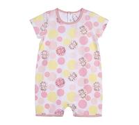 CERDÁ LIFE'S LITTLE MOMENTS Ropa de Bebe de Niña en Algodón 100% | Pelele Verano de Manga Corta de Peppa Pig-Licencia Oficial Hasbro, Rosa, 6 Meses para Bebés