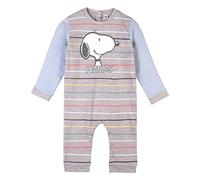 CERDÁ LIFE'S LITTLE MOMENTS - Ropa de Bebe de Niño en Algodón 100% | Pelele Bebe Invierno de Manga Larga de Snoopy - Licencia Oficial Peanuts