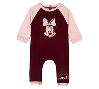 CERDÁ LIFE'S LITTLE MOMENTS Ropa Niña en Algodón 100% | Pelele Bebe Invierno de Manga Larga de Minnie Mouse-Licencia Oficial Disney, Gris, 24 Meses para Bebés