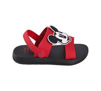CERDÁ LIFE'S LITTLE MOMENTS, Sandalias Playa para Niño, Chanclas de Goma con Sujección al Talón-Licencia Oficial Disney, Rojo/Negro, 26/27 EU