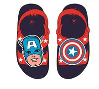 CERDÁ LIFE'S LITTLE MOMENTS, Sandalias Playa para Niño Fabricada en PVC y Estampadas con Personajes de Avengers | Chanclas de Goma con Sujección al Talón-Licencia Oficial Marvel, Azul, 26 EU