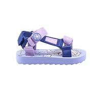 CERDÁ LIFE'S LITTLE MOMENTS Sandalias Playa Velcro para Niña Fabricada en Poliéster y Estampadas con Personajes de Frozen 2, con Sujección al Talón - Licencia Oficial Disney, Lila, 31 EU