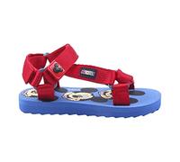 CERDÁ LIFE'S LITTLE MOMENTS - Sandalias Playa Velcro para Niño Fabricada en Poliéster y Estampadas con Personajes de Mickey, con Sujección al Talón - Licencia Oficial Disney, Azul, 24 EU