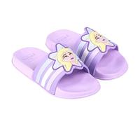 CERDÁ LIFE'S LITTLE MOMENTS, Sandalias Verano Playa para Niña Estampada con Frozen 2 y sujección de dedo | Chanclas veraniegas, Lila, 27 EU