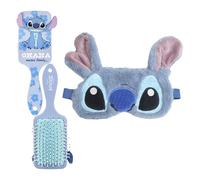 CERDÁ LIFE'S LITTLE MOMENTS Set Beauty Stitch Antifaz + Cepillo Pelo, Kit Spa y Maquillaje, Accesorios Beauty, Regalo Original