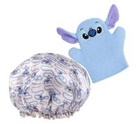 CERDÁ LIFE'S LITTLE MOMENTS Set Beauty Stitch Gorro Ducha + Guante, Set Spa y Baño, Accesorios Skincare