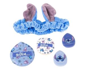 CERDÁ LIFE'S LITTLE MOMENTS Set Beauty Stitch Turbante + Esponja Maquillaje, Set Skincare y Makeup, Accesorios Belleza