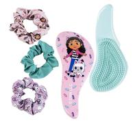 CERDÁ LIFE'S LITTLE MOMENTS Set De Accesorios Para El Pelo Gabby, Contiene Cepillo Desenredante Y 3 Scrunchies, Ideal Para Cuidado Diario