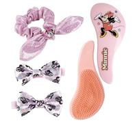 CERDÁ LIFE'S LITTLE MOMENTS Set De Accesorios Para El Pelo Minnie, Contiene 3 Accesorios De Pelo Y Cepillo Desenredante Ideal Para Uso Diario