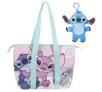 CERDÁ LIFE'S LITTLE MOMENTS Set De Accesorios Stitch, Contiene Bolsa De Playa Y Llavero, Ideal Para Uso Diario Y Escapadas De Verano
