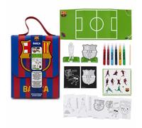 CERDÁ LIFE'S LITTLE MOMENTS Set De Actividades F.C. Barcelona | Set De Actividades FC Barcelona Con Maletín, Láminas, Rotuladores, Pegatinas Y Accesorios Para Colorear Y Crear.