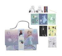 CERDÁ LIFE'S LITTLE MOMENTS Set De Actividades Frozen Niñas | Set De Actividades Frozen Con Maletín, Láminas, Rotuladores, Pegatinas Y Accesorios Para Dibujar, Colorear Y Crear En Casa.