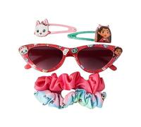 CERDÁ LIFE'S LITTLE MOMENTS Set de Belleza Gabby´S Dollhouse Gafas de Sol, Pinzas y Gomas para el Pelo, Multi, Talla Única (Pack de 5) Unisex niños