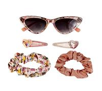 CERDÁ LIFE'S LITTLE MOMENTS | Set de Belleza Princess para Niñas con Gafas de Sol, Pinzas y Gomas para el Pelo - Estilo Divertido y Funcional para Peinados