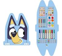 CERDÁ LIFE'S LITTLE MOMENTS Set de Papelería Coloreable Caja Bluey - Set Creativo Escolar con diseño Personalizable, Ideal para niños, Arte y Actividades educativas