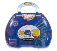 CERDÁ LIFE'S LITTLE MOMENTS Set de Papeleria Inspirado en Marvel - Color Azul - 23x 20 X 4 Cm - Incluye Maletín con Todo Lo Necesario para Colorear - Producto Original Diseñado en España