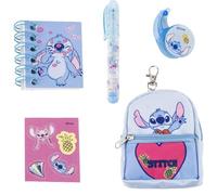 CERDÁ LIFE'S LITTLE MOMENTS Set De Papelería Minimochila Stitch Medidas 19.5x22.5x4.5 cm s, Mochila Unisex niños, Mod. 83