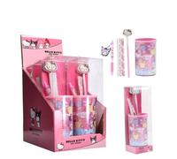 CERDÁ LIFE'S LITTLE MOMENTS Set de Papelería Portalápices Hello Kitty - Set temático Escolar para Escritorio, Ideal para niñas, Estudiantes y Fans del Universo Kawaii