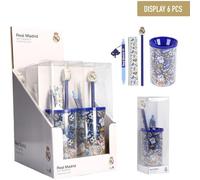 CERDÁ LIFE'S LITTLE MOMENTS Set de Papelería Portalápices Real Madrid - Set Escolar con diseño Oficial, Ideal para niños, jóvenes y Fans del Club Blanco