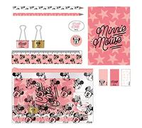 CERDÁ LIFE'S LITTLE MOMENTS Set Escolar Completo con Estuche Transparente y Material de Minnie - Licencia Oficial Disney