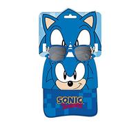 CERDÁ LIFE'S LITTLE MOMENTS Set Gafas de Sol y Gorra Sonic Protección UV 400 y Filtro de Categoría 3 - Gorra Infantil Sonic con Velcro Ajustable Producto Original Diseñado en España