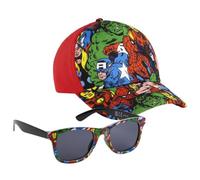 CERDÁ LIFE'S LITTLE MOMENTS Set Gorra Y Gafas de Sol Avengers Para Niños Y Niñas - Gafas Y Gorra Avengers Gafas y Gorra Unisex niños (Pack de 1)